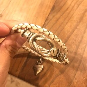 Claudia Rowe Leather Wrap Bracelet